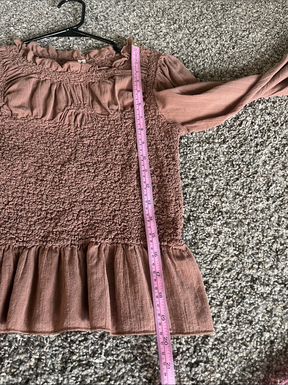 Anthropologie Smocked Top size small - Picture 8 of 10